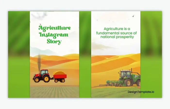 Modern Agriculture 3D Instagram Story